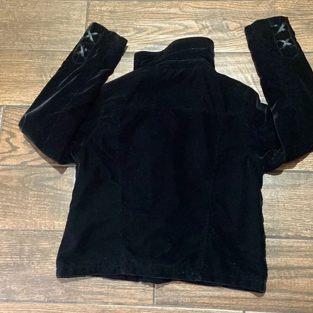 Justice Girl Junior Velvet Jacket Size 18-20